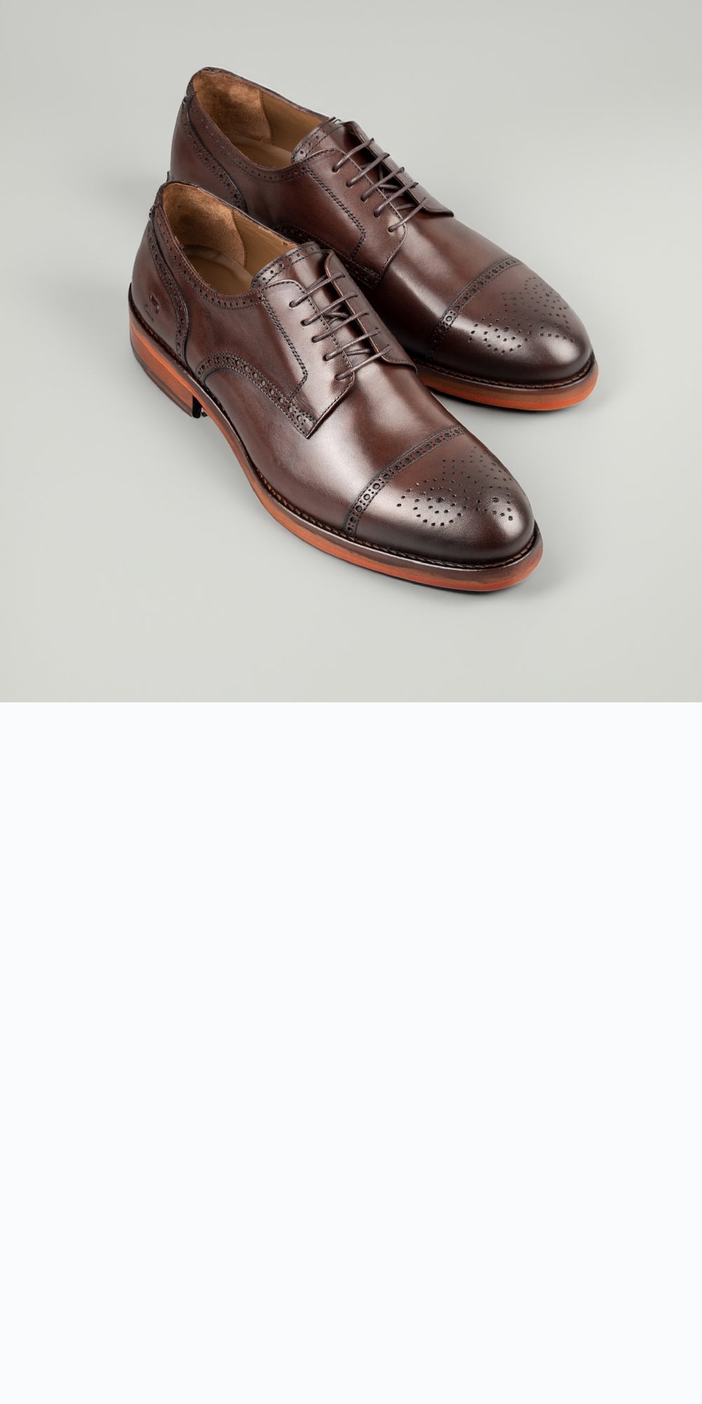 Half Brogue Lace Up Derbys