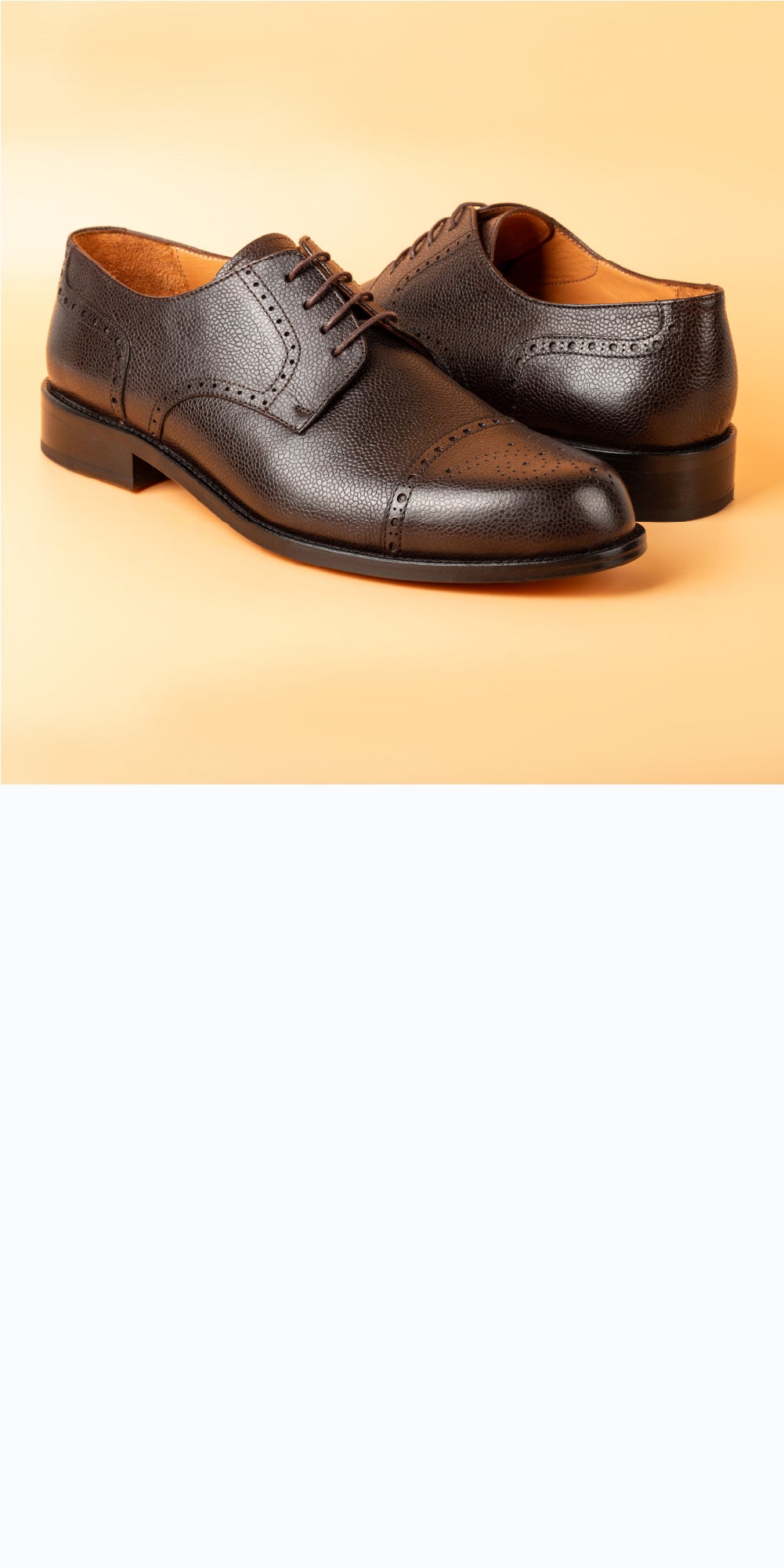 Cap Toe Lace Up Derbys