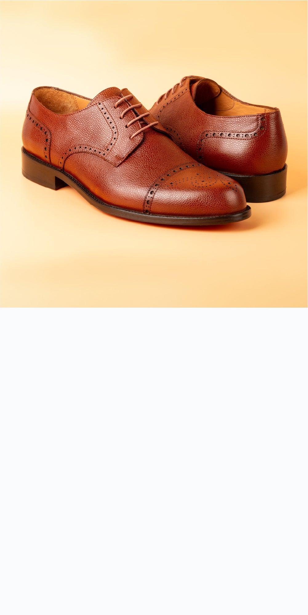 Cap Toe Lace Up Derbys