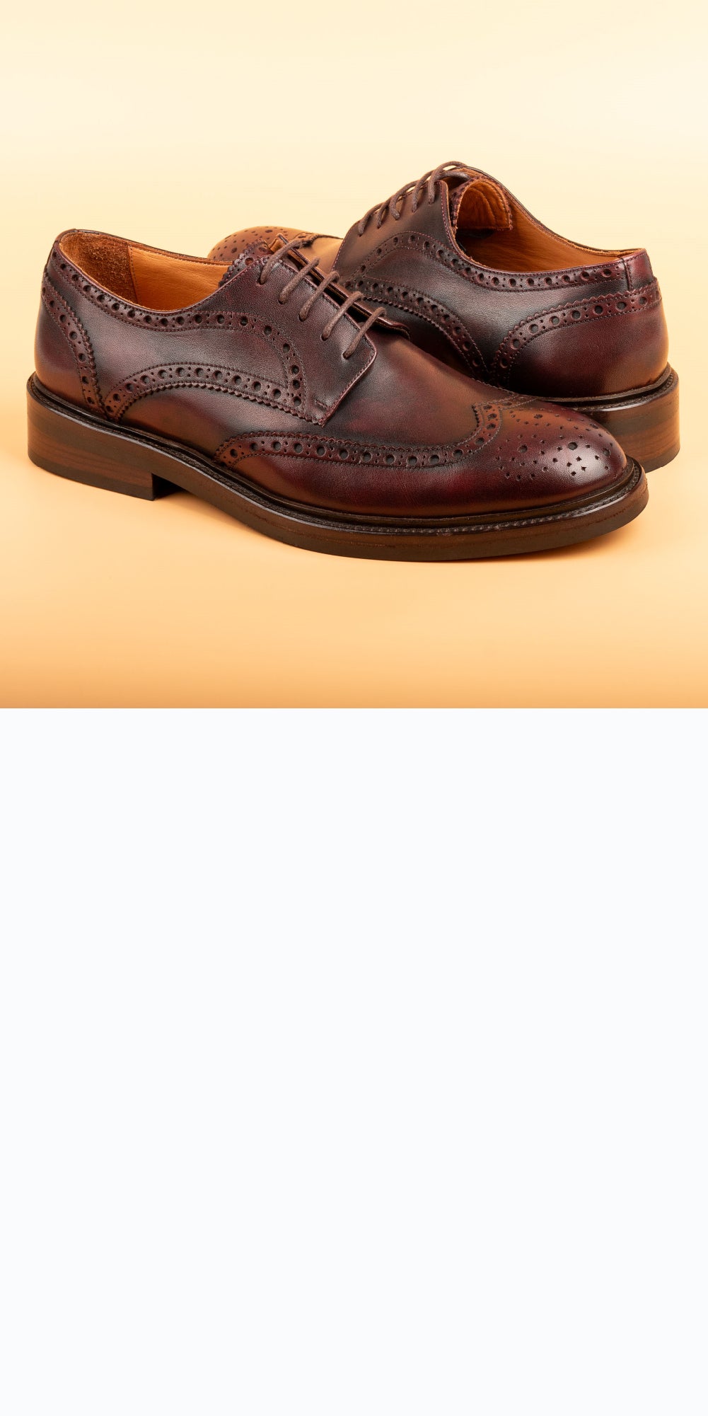 Wingtip Brogue Lace Up Derbys
