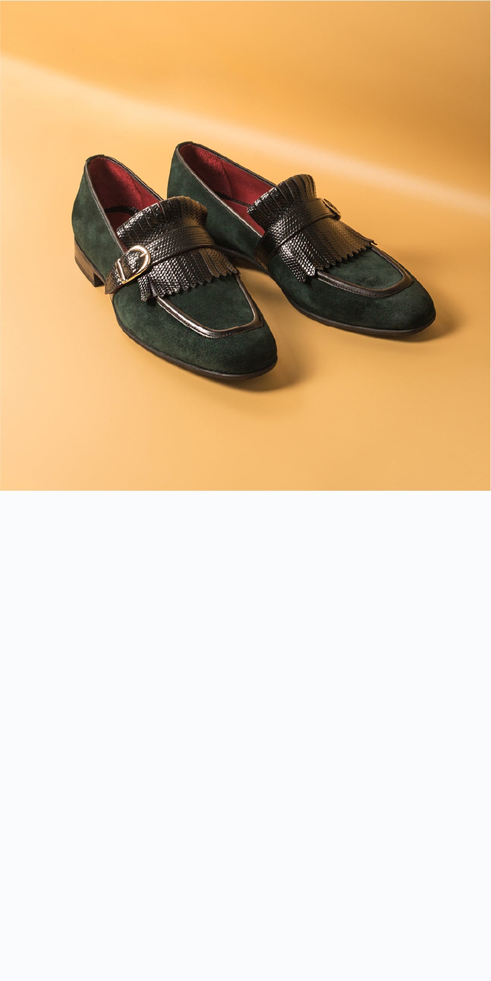 Kiltie Loafer Single Monk Straps