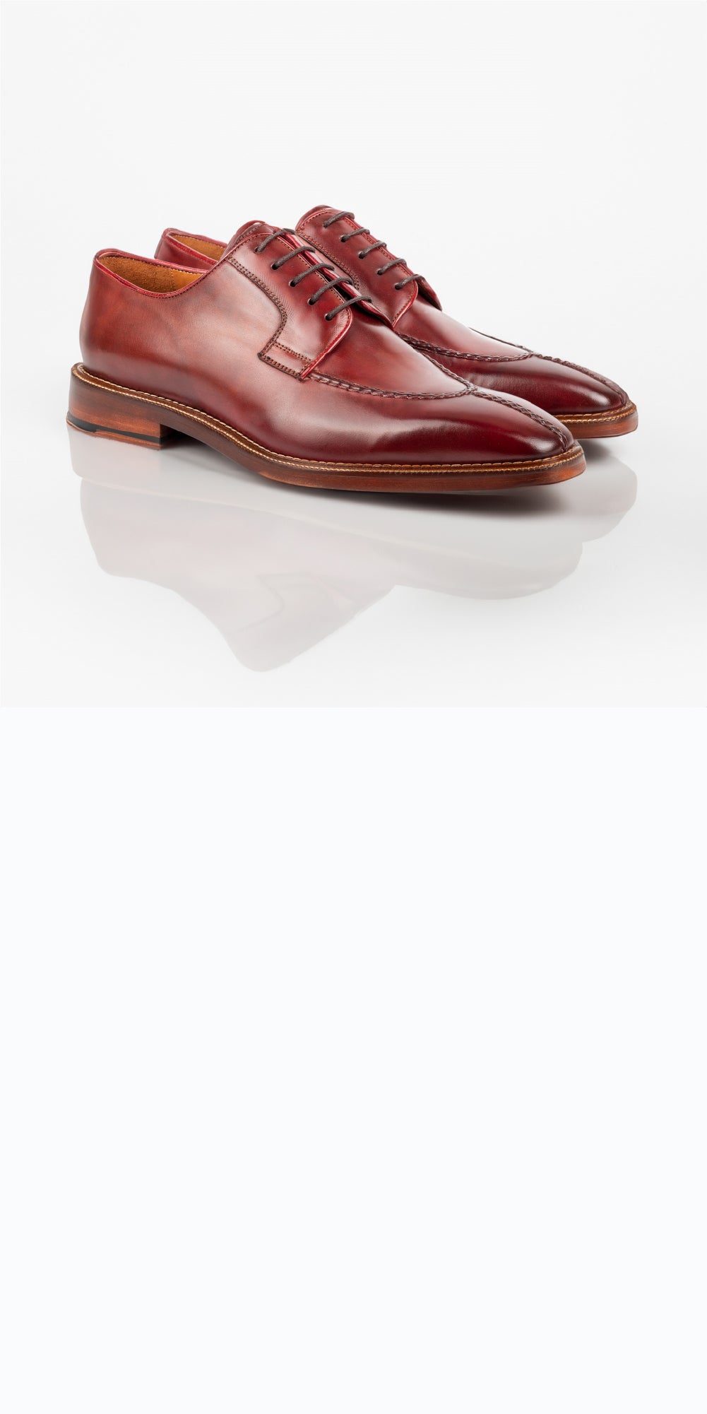 Split Toe Lace Up Derbys