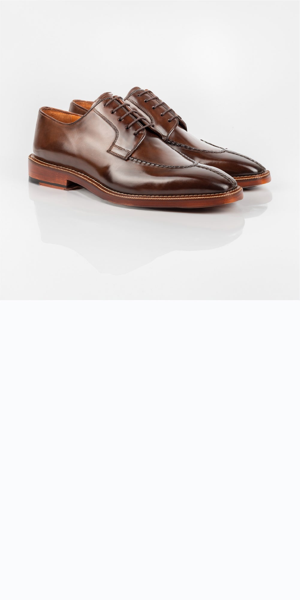 Split Toe Lace Up Derbys